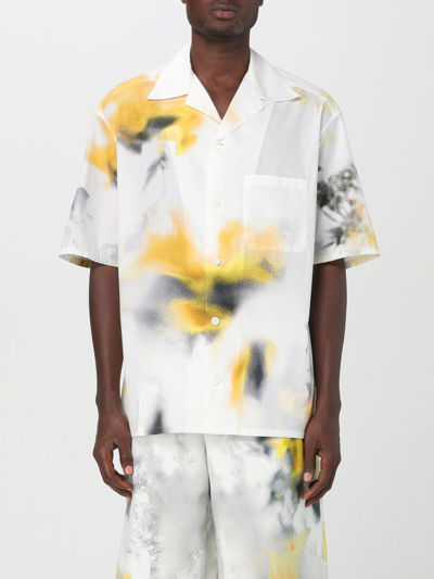 Alexander Mcqueen Printed Shirt In White