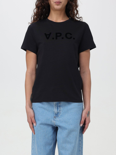 Apc T-shirt A.p.c. Woman Colour Black