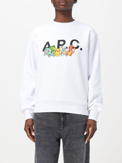 Apc Sweatshirt A.p.c. Woman Colour White