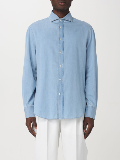 Brunello Cucinelli Shirt  Men Colour Denim