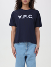 Apc T-shirt A.p.c. Woman Color Blue