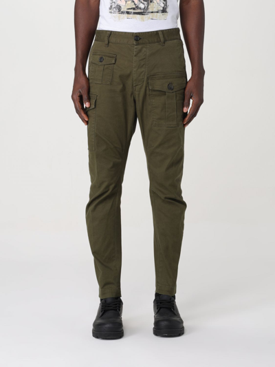 Dsquared2 Pants  Men Color Military