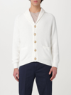 BRUNELLO CUCINELLI CARDIGAN BRUNELLO CUCINELLI MEN COLOR WHITE,F15355001