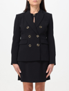 Pinko Glorioso Double Breasted Blazer In Black