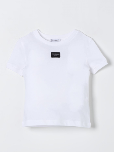 Dolce & Gabbana Kids' T恤  儿童 颜色 白色 In White