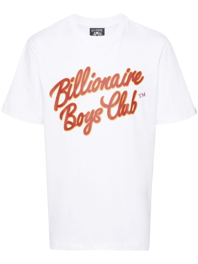 Billionaire Boys Club Logo-print Cotton T-shirt In White