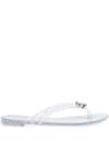 CASADEI JELLY THONG SANDALS