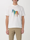 Ps By Paul Smith Ps Paul Smith "zebra" T-shirt In Beige