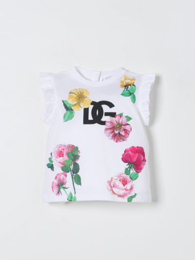 Dolce & Gabbana Babies' T-shirt  Kids Color White