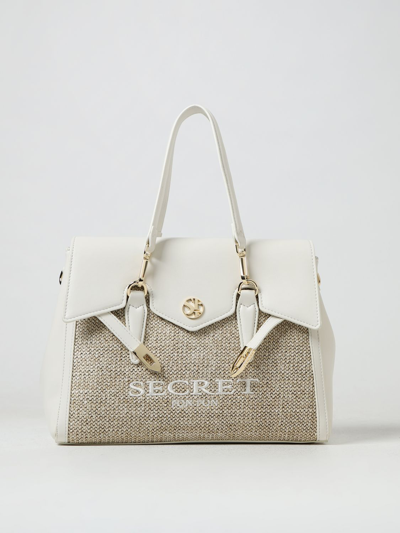 Secret Pon-pon Handbag  Woman Color White