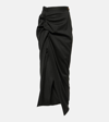 Vivienne Westwood Woman Midi Skirt Brown Size 0 Virgin Wool In Black