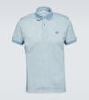 Etro Paisley Jacquard Polo Shirt In Blue