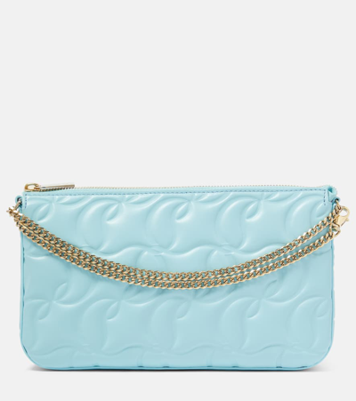 Christian Louboutin Schultertasche Loubila Aus Leder In Blau