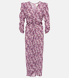 Isabel Marant Albini Midi Dress In Purple