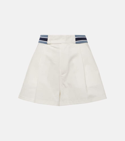 The Upside Palmer Cotton Shorts In White