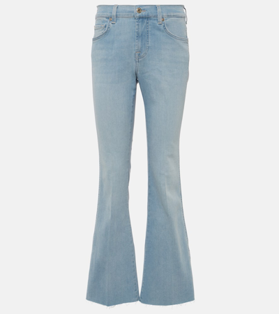 7 For All Mankind B(air) Mid-rise Bootcut Jeans In Mirage