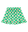 Bobo Choses Printed Gathered Cotton Skirt In Multicoloured