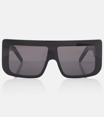 Rick Owens Documenta Flat-brow Sunglasses In Black