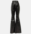 Rick Owens Bootcut Jeans In Black