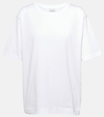 Dries Van Noten Cotton Jersey T-shirt In White