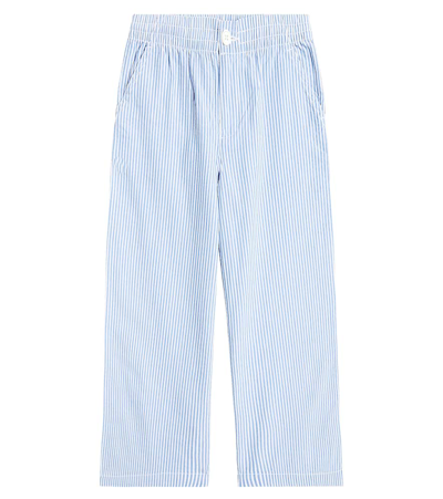 Polo Ralph Lauren Kids' Cotton Seersucker Pants In Blue