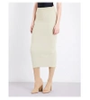 YEEZY Textured High-Rise Knitted Skirt
