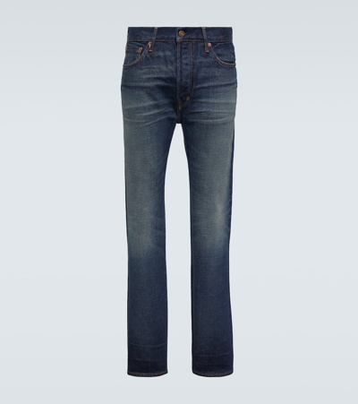 Tom Ford Slim Jeans In Blue