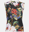 Dolce & Gabbana Floral-print Silk Tank Top In Multicoloured