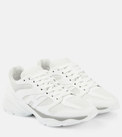 Hogan H665 Leather Sneakers In White