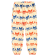 Bobo Choses Ribbon Bow Jersey Sweatpants In Light Yellow