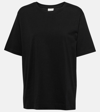 Dries Van Noten Womens Black Round-neck Relaxed-fit Cotton-jersey T-shirt In Black