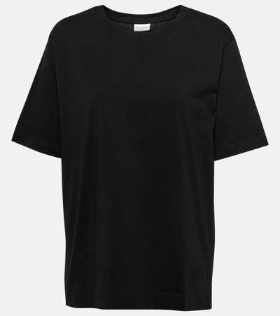 Dries Van Noten Cotton Jersey T-shirt In Black