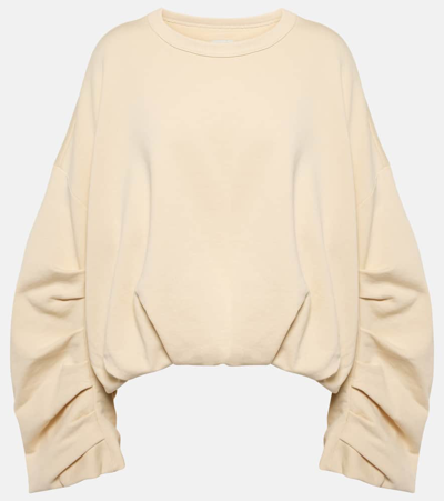 Dries Van Noten Oversized Cotton Jersey Sweatshirt In Pastel Pink