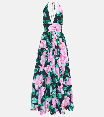 Alexandra Miro Celeste Floral Maxi Dress In Multicoloured