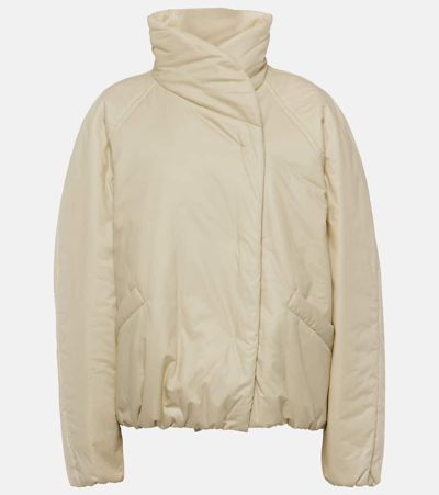 Isabel Marant Dylany Padded Cotton-blend Jacket In White