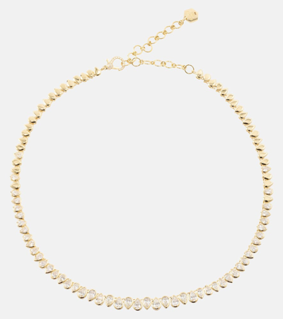 Shay Jewelry Tennis 18kt Gold Necklace With Diamonds