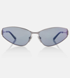 Balenciaga Grey Cat Eye Ladies Sunglasses Bb0335s 001 65 In Silver