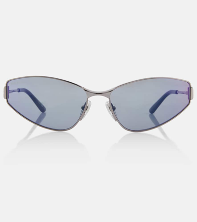 Balenciaga Grey Cat Eye Ladies Sunglasses Bb0335s 001 65 In Black
