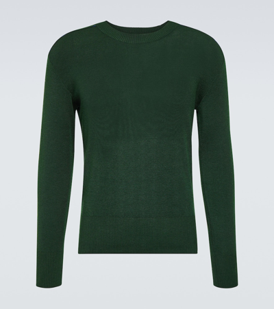 Burberry Wool Sweater In Green
