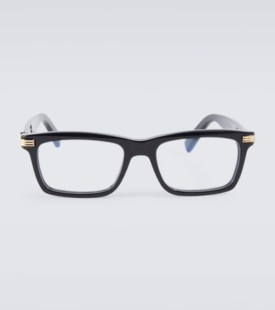 Cartier Square Glasses In Black