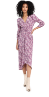 Isabel Marant Albini Midi Dress In Mauve