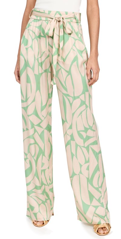 Alexis Cassell Trousers Green Mirage