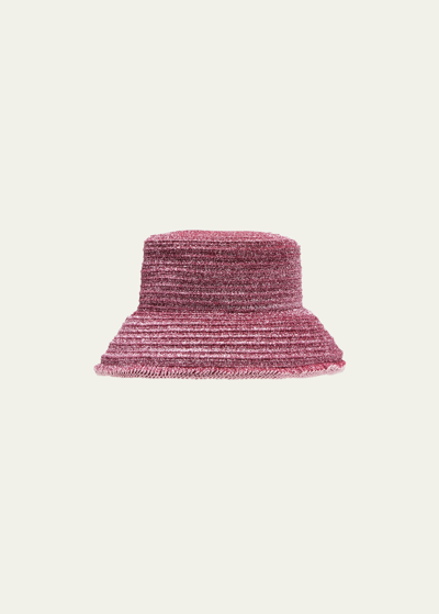Kokin Sparkle Bucket Hat In Pink