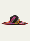 Kokin Multicolor Beaver Felt Floppy Hat In Multi