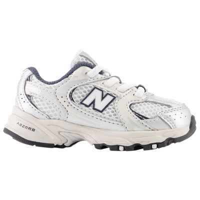 New Balance Kids' Girls  530 In White/silver/blue