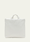 Kassl Medium Pillow Oil Tote Bag In White