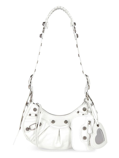 Balenciaga Le Cagole Xs Shoulder  Bags In White