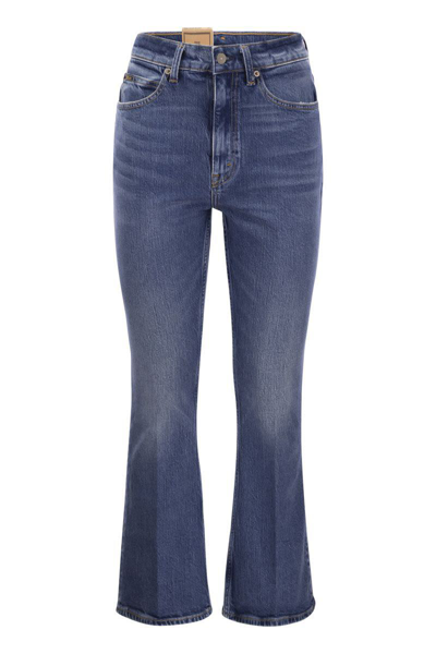 Polo Ralph Lauren Short And Flared Jeans In Medium Denim