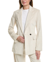 Rag & Bone Tessa Corduroy Blazer In Ivory