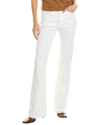 Rag & Bone Casey Womens High Rise Colored Flare Jeans In White